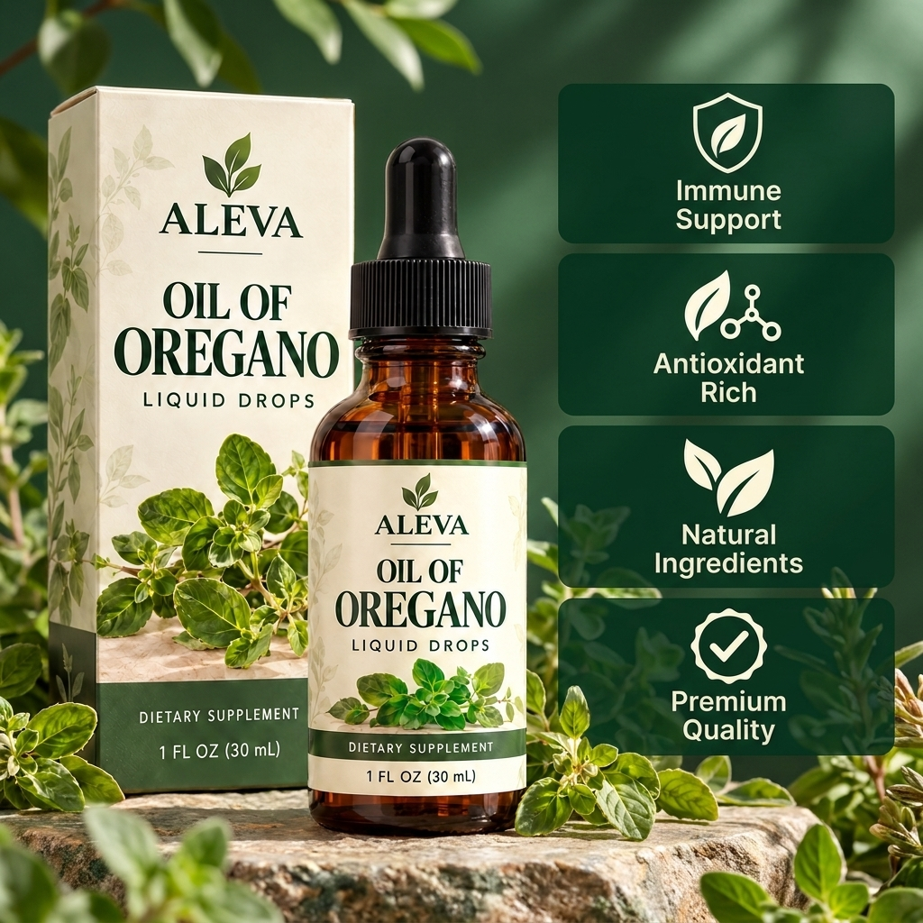 Aleva Oil Oregano Drops